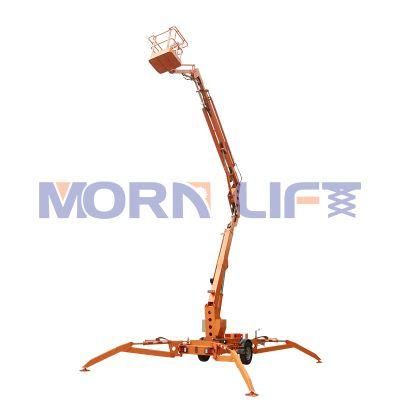 10m 12m Morn China Trailed Articulated Towable Trailer Boom Lift