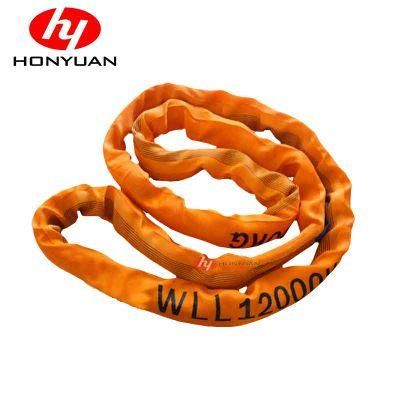 Heavy Duty Round Polyester Webbing Slings Endless Web Sling for Port Loading Unloading