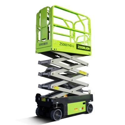 Zs0607HD-Li 6m Hydraulic Pump-Driven Li-ion Battery Scissor Lift