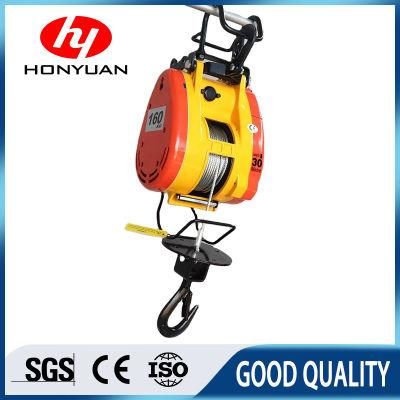 Small Winch 500kg Electric Chain Hoist with Electric or Manual Trolley