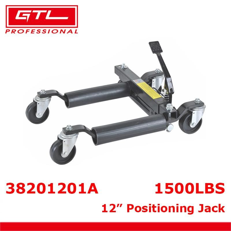 12" Roller Length Hydraulic Vehicle Positioning Jack Car/Auto/Truck Dolly Transmission Jack with 4" Nylon Wheels (38201201A)