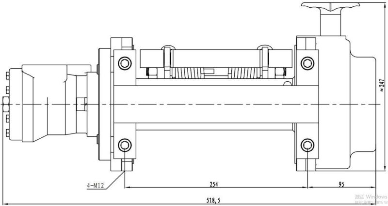 Tow Truck Accessories 3ton 4ton 5ton Hydraulic Winch for Sale