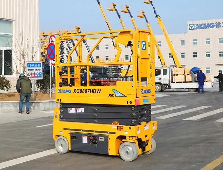 XCMG Official 8m Scissor Lift Platform Xg0807hdw