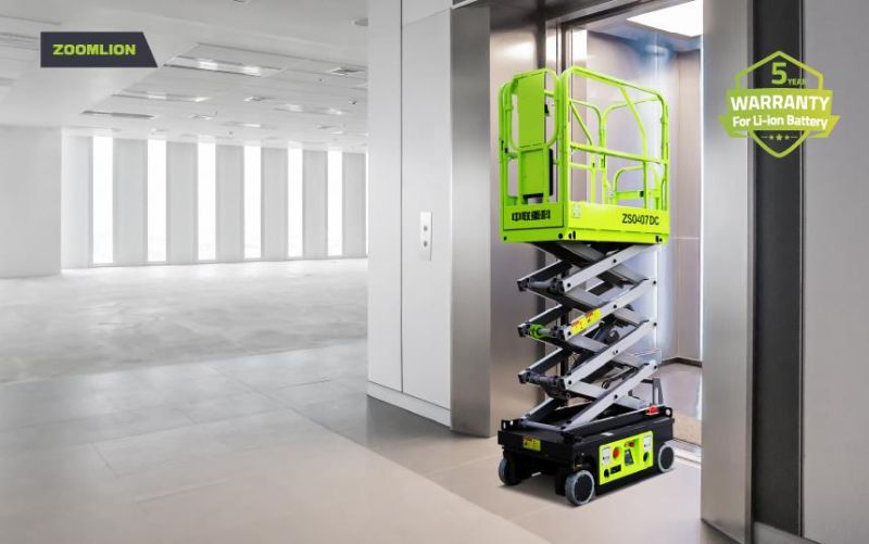 Zoomlion Zs0407DC 4m Micro Scissor Lift with AC Battery