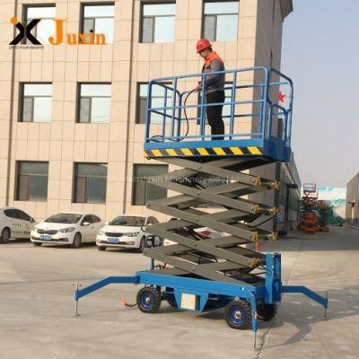 Electric Mobile Scissor Lift Manual Hydraulic Scaffolding Lift