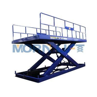 1m 2m 3m Hydraulic Cargo Car Scissor Lift Table Handling Equipment with CE