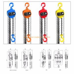 3 M Hand Pull Chain Hoist Single Chain/Double Chain