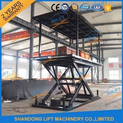 Fixed Underground Hydraulic Scissor Car Lift Platform Scissor Lift Platform