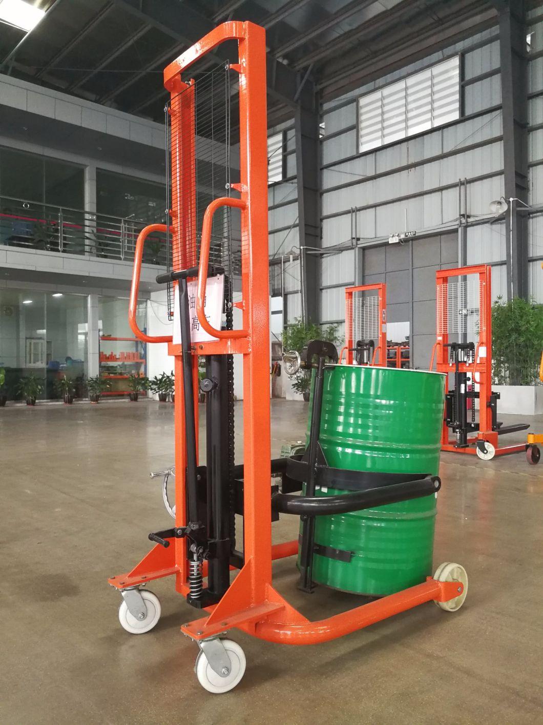 Niuli High Quality Handing 0.35t Oil Drum Lifter with Hydraulic Pump
