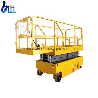 8m Self Propelled Battery Scissor Hydraulic Lift Price Stacker Platform