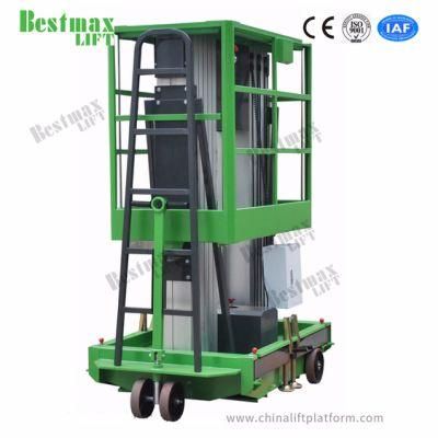10m Working Height Double Mast Semi Electric Lifting Equipment for European Market