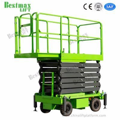 Sjy0.3-16 16m Platform Height 300kg Load Capacity Push Around Lifting Equipment