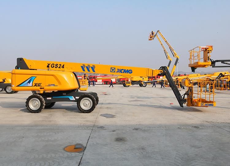 XCMG Official 24m Telescopic Boom Lift Xgs24 China Mobile Hydraulic Boom Lift Platform for Sale