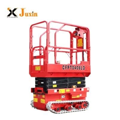 En280 Approved 6.5m Working Height Mini Small Non Marking Crawler Electric Scissor Lift with Low Cost