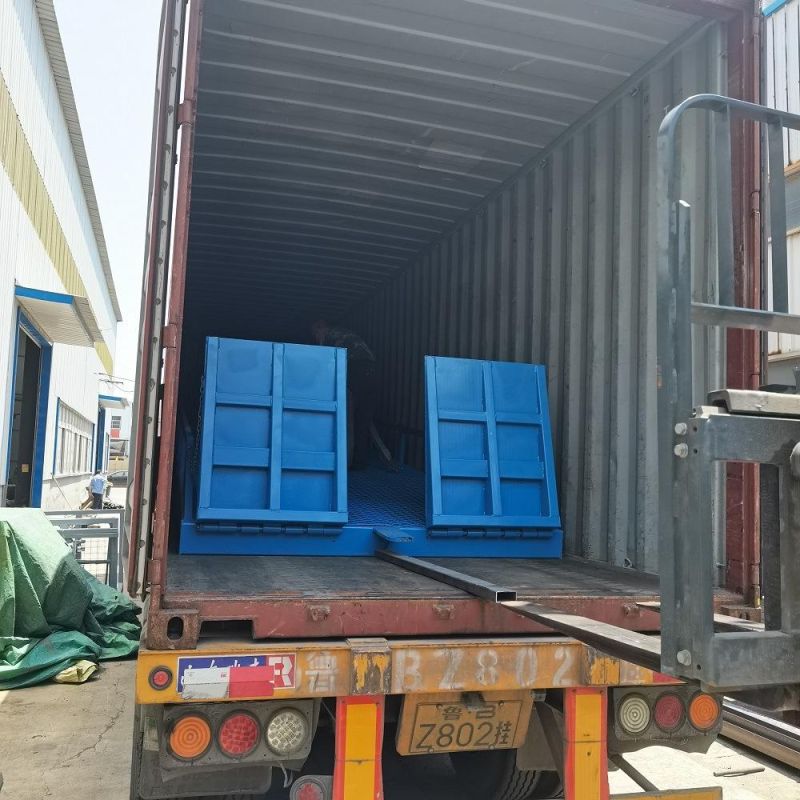 Movable Hydraulic Dock Ramp for Container Goods Loading