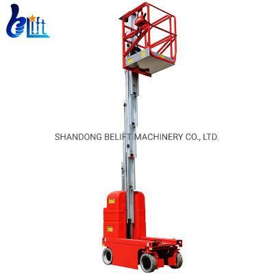 8m 9.5m Work Platform Aluminum Self Propelled Hydraulic Lift Manufacturer