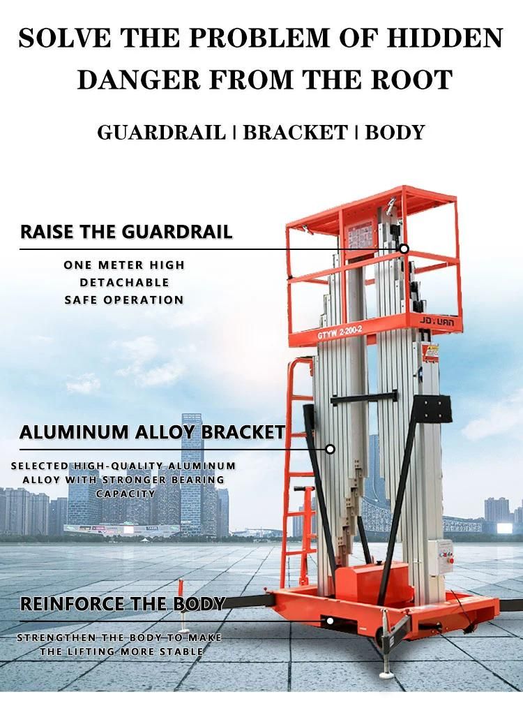 CE Approved Hydraulic Lifting Platform Self Propelled Electric Scissor Lift