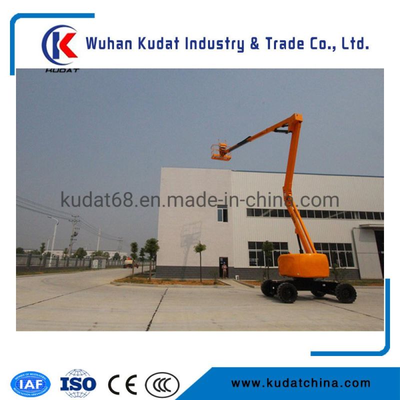 16m Mobile Hydraulic Aerial Work Lifting Platform Boom Lift