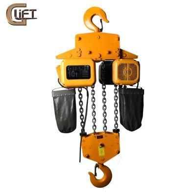 High Quality Electric Chain Hoist with Hook Giant Lift Chain Block 0.3-7.5 Tons (HHBD-II-Series)