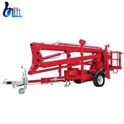 Wholesale Towable Articulated Construction Cherry Picker Man Boom Hydraulic Lift Machine Lifter