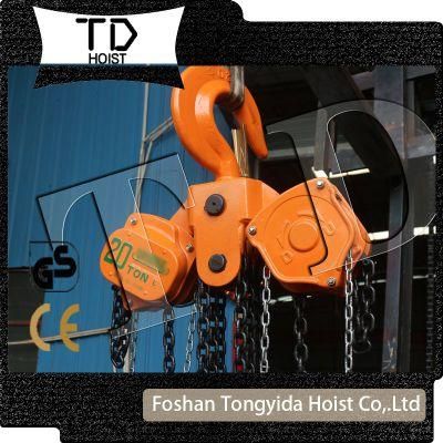 Vital Brand Chain Block Manual Lifting Hoist with G80 Load Chain