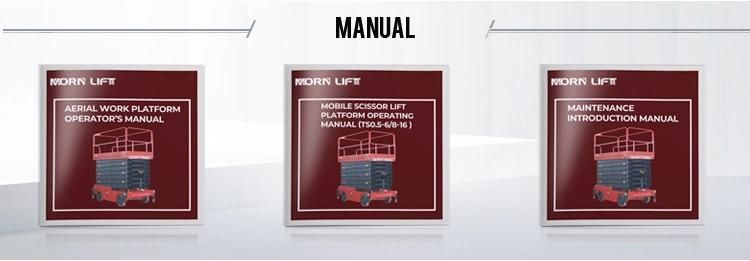 Electric Hydraulic Manual Scissor Lift Platform for Man Aerial Working