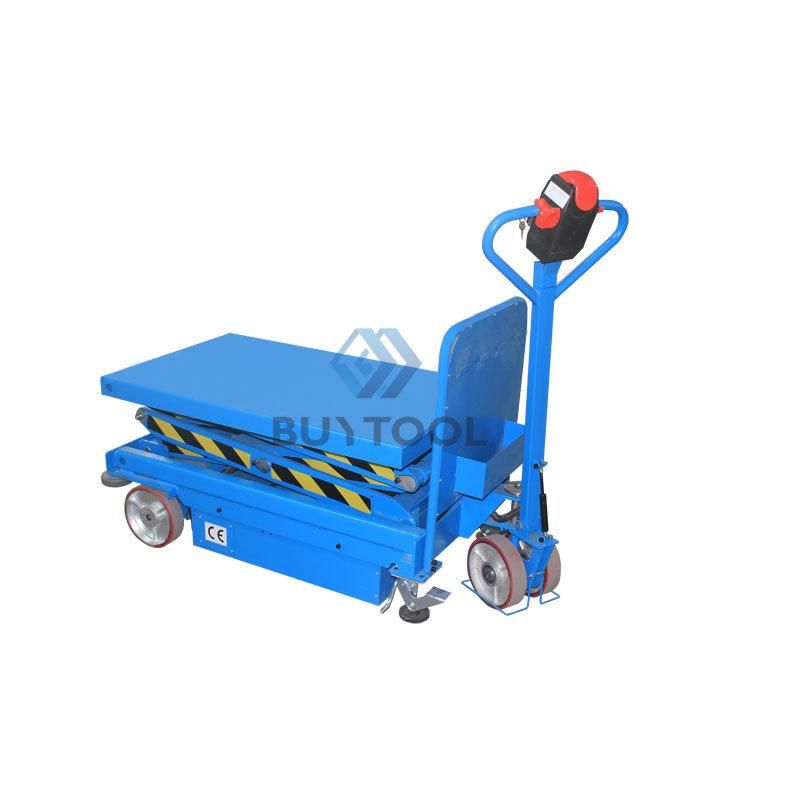 Capacity 800kg Strong Battery and Powerful Hydraulic Pump Electric Lifting Table