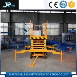 3m 4m Semi Electric Mobile Mini Scissor Lift