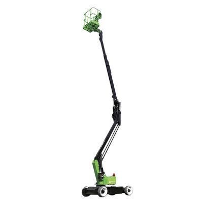 10m- 25m Aerial Work Platform Towable Articulated Boom Lift with Diesel Electric Battery Power