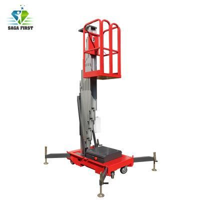 150kg Single Mast Aluminum Alloy Work Platform Battery