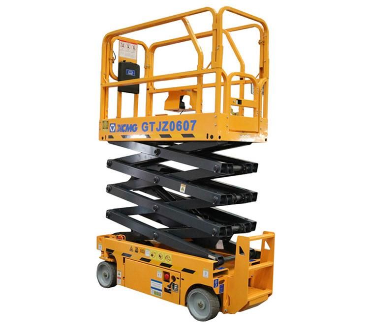 XCMG Official 6m Mobile Electric Scissor Lift Table Gtjz0607 China Aerial Work Platform for Sale