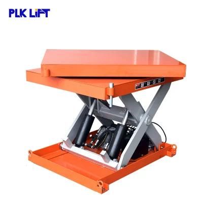 Rotary Deckplate Scissor Lifting Hydraulic Table