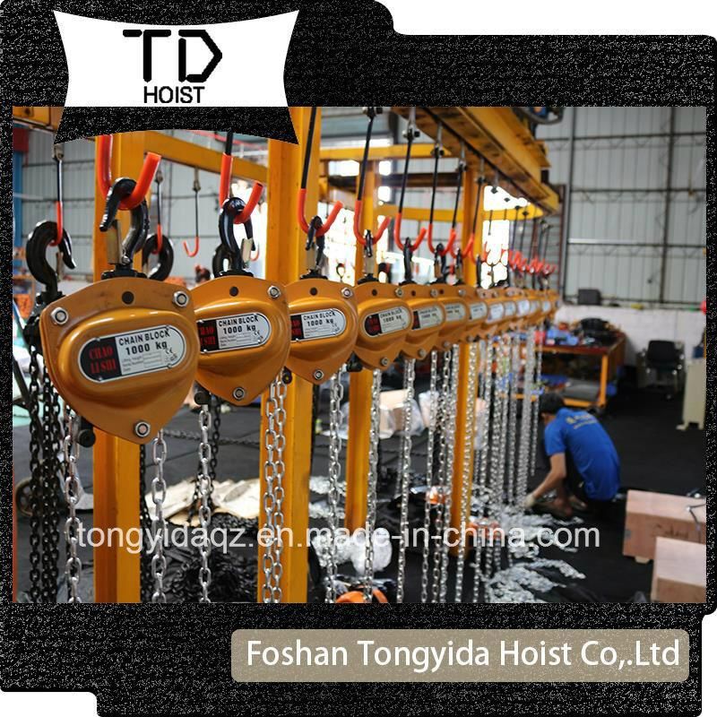 Top Quality Good Price Manual Tojo Hsz Type Chain Block with G80 Load Chain Lifting Machine Construction Hoist