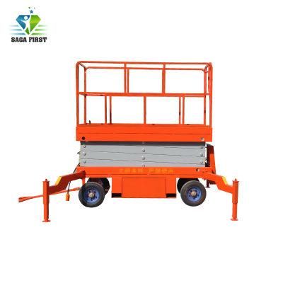 500~2000kg Hydraulic Diesel Electric Manual Mobile Scissor Lift