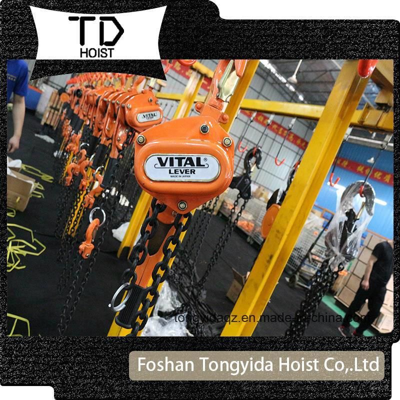 Handing Equipment Manual 0.75ton Vital Lever Hoist Chain Block Chain Lever Hoist Lifting Machine Good Quality