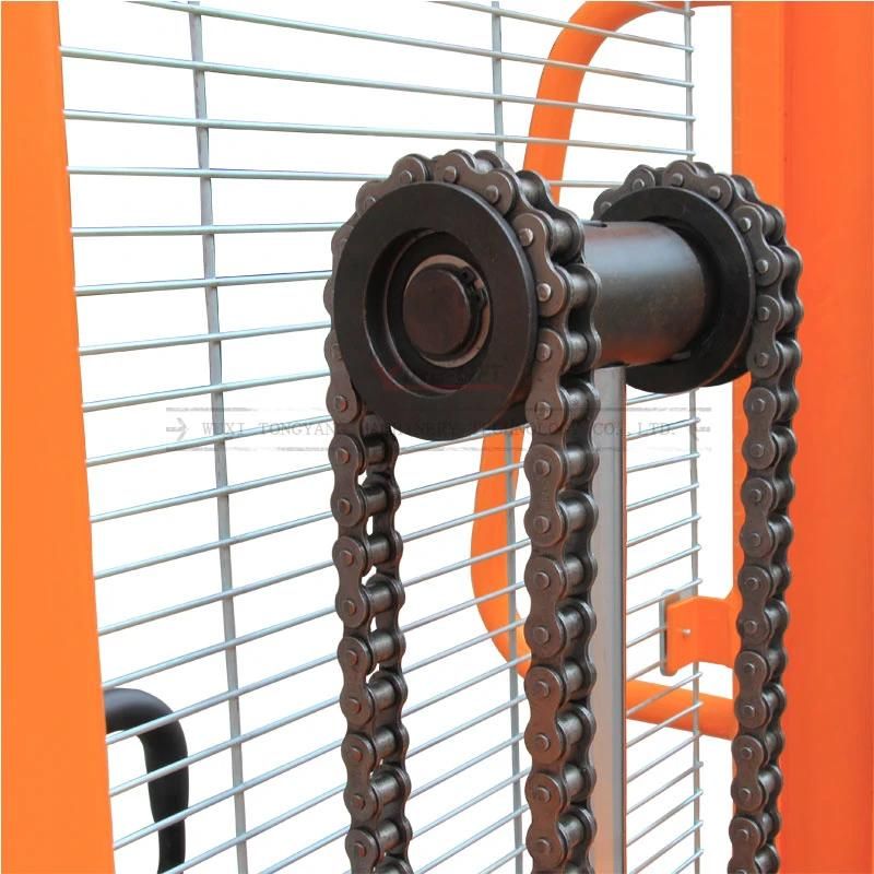Semi Electric Roll Stacker Lifting Height 1500mm and Loading Capacity 1000kg