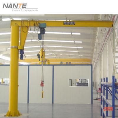 Low Cost Bzd Type Pillar Free Standing Jib Cranes