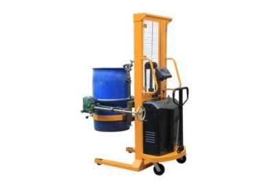 DC Powered 520kg Scale Equipped Semi-Electric Vertical Drum Lifter