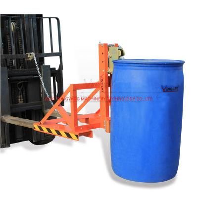 500kg Single Eagle-Grip Fork Truck Mounted Drum Grabs Dg500A
