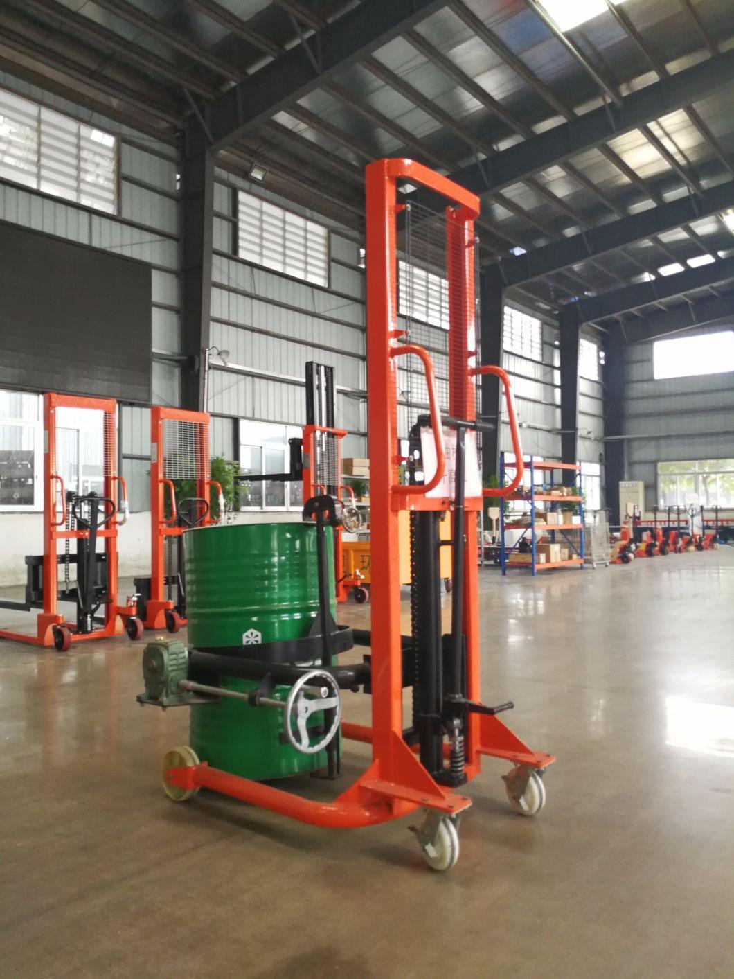 Niuli High Quality Handing 0.35t Oil Drum Lifter with Hydraulic Pump