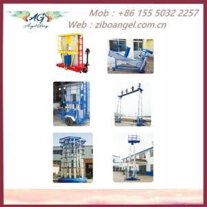 6-24m Warehouse Trolley Manual Hydraulic Scissor Lift Cart Aluminum Alloy Lift Platform
