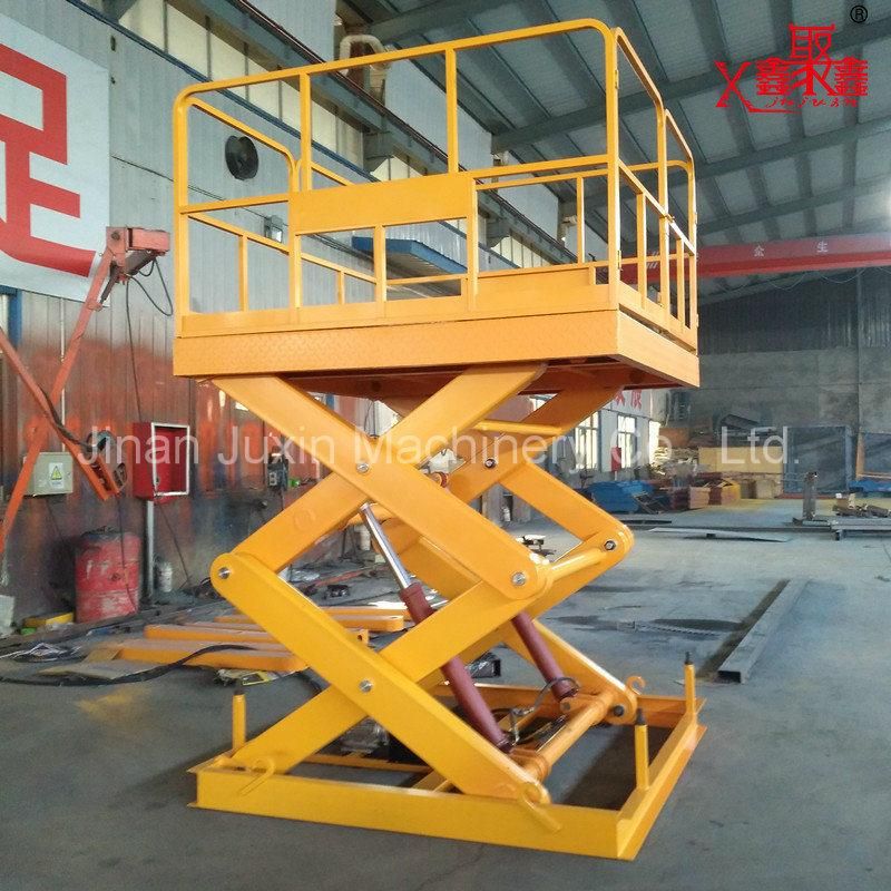 Stationary Hydraulic Goods Scissor Lift Lifting Platform