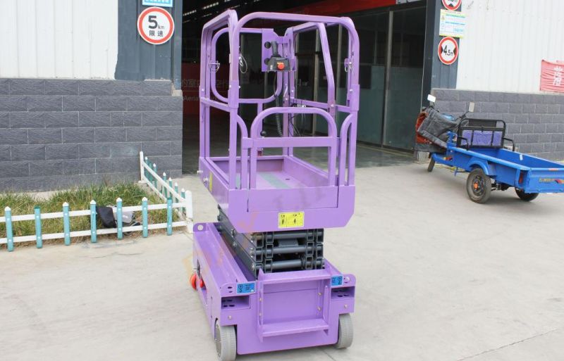 European Standard Zero Emissions Stable Mini Automotive Scissor Lift Manufacturers