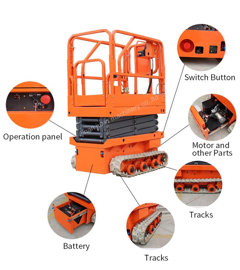 Track Man Lift Crawler Scissor Lift Platform for Sale
