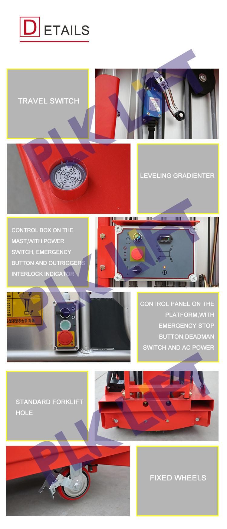 14m New Design Hydraulic Electric Aluminum Alloy Work Platform Lift