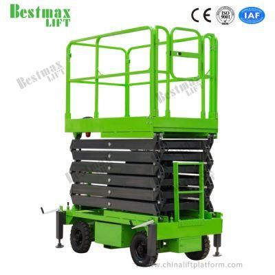 14m Platform Height 500kg Load Mobile Aerial Work Platform