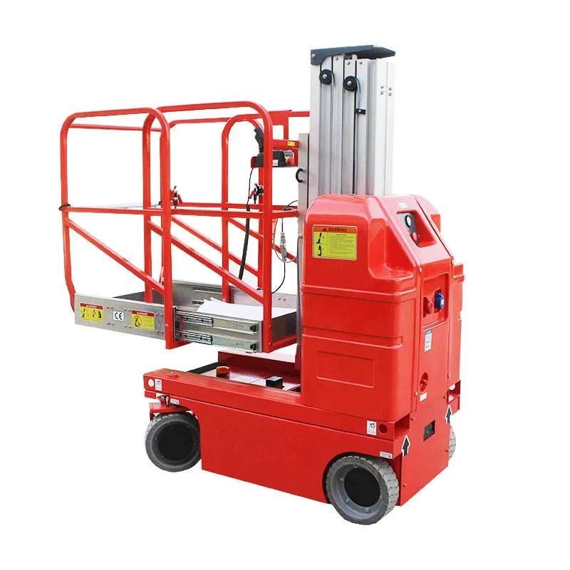 China One Mast Self-Moving Aluminum Aerial Work Platform Manufacturers