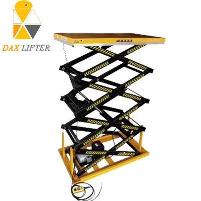 Mechanical Four Scissor Stationary Portable Lift Table for Sale