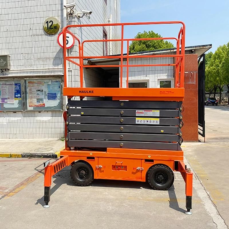 6m Full Electric Hydraulic Scissor Lift Aerial Work Platform Lift Table