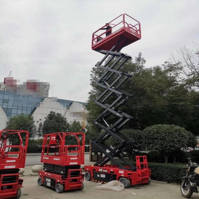 Hydraulic Oil Scissor Lift in Floor for Car Garage Quick Repa